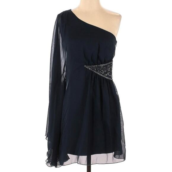 NWT Free People In The Moonlight Beaded One Shoulder Dress - Picture 2 of 7